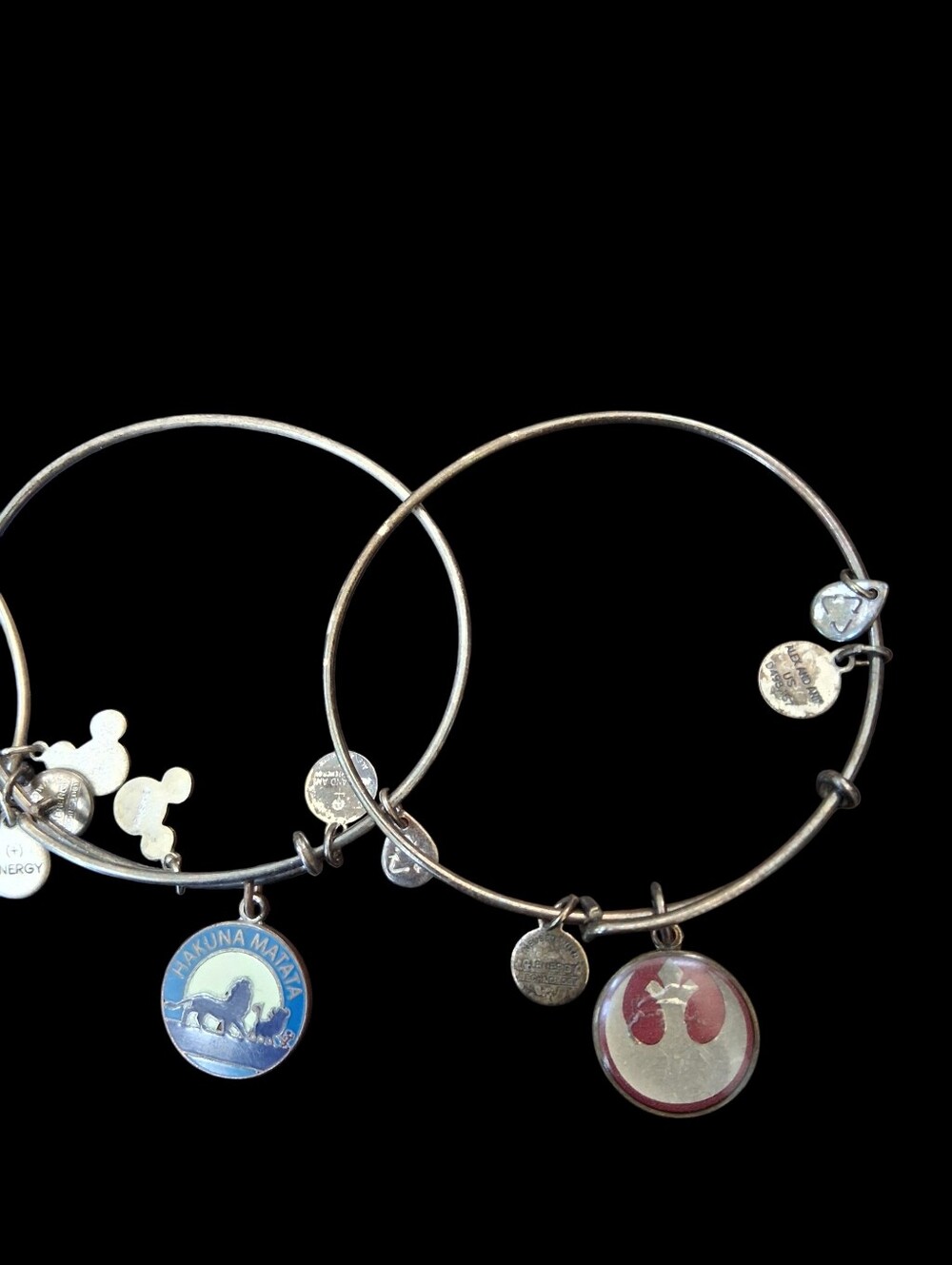 50 Alex and Ani Bracelet Lot Disney Charm Bangles Mixed Styles AS-IS Reseller - Picture 14 of 16